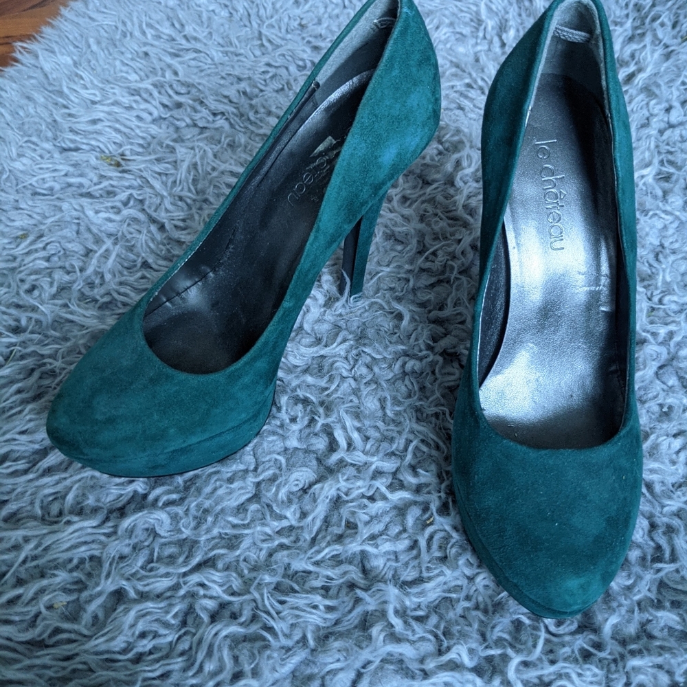 Suede Heels 6 Le Chateau